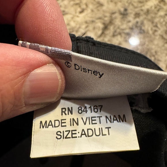 Walt Disneyland GRUMPY Men’s / Women’s Adult Black Graffiti Baseball Hat MINTY - Picture 4 of 6